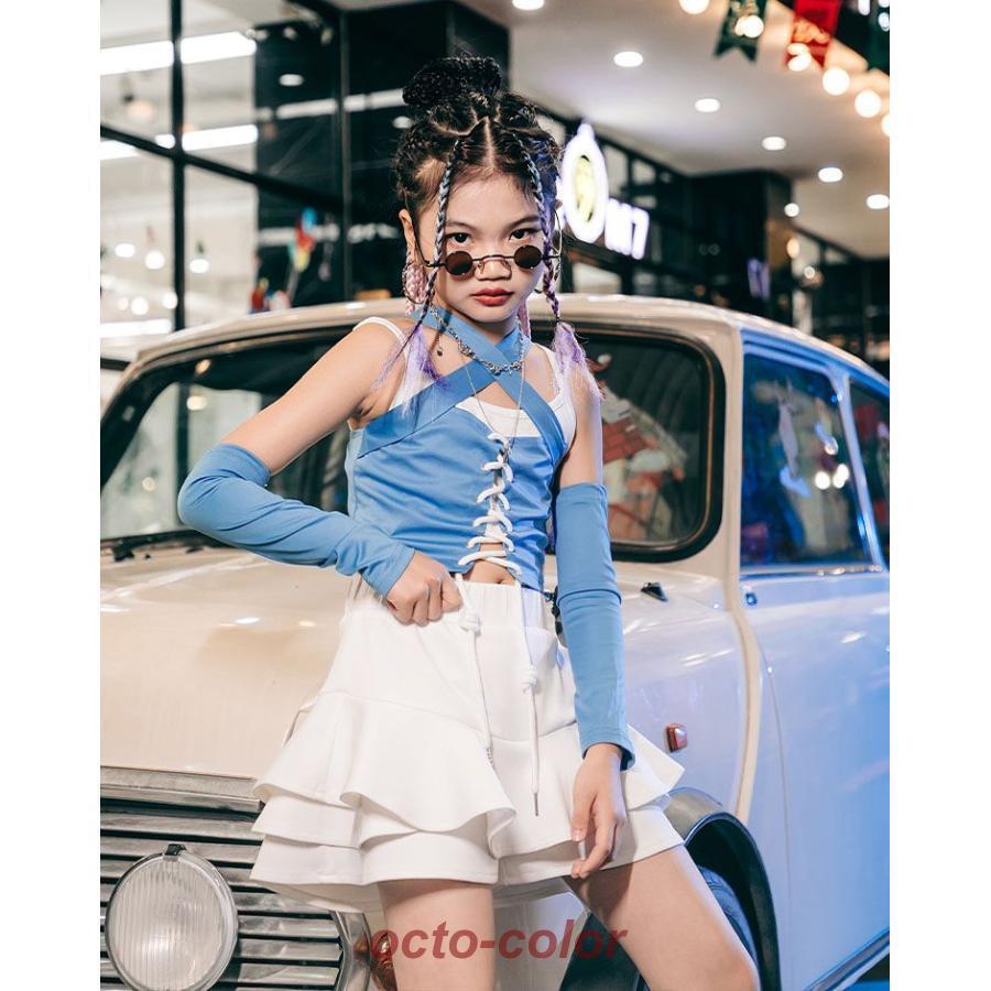 【美品 社交ダンス衣装】スカート Bright Proceed 水色 かわいい 美品 日本製社交ダンス衣装】スカート SEKINE 黒 緑 水玉 ドット