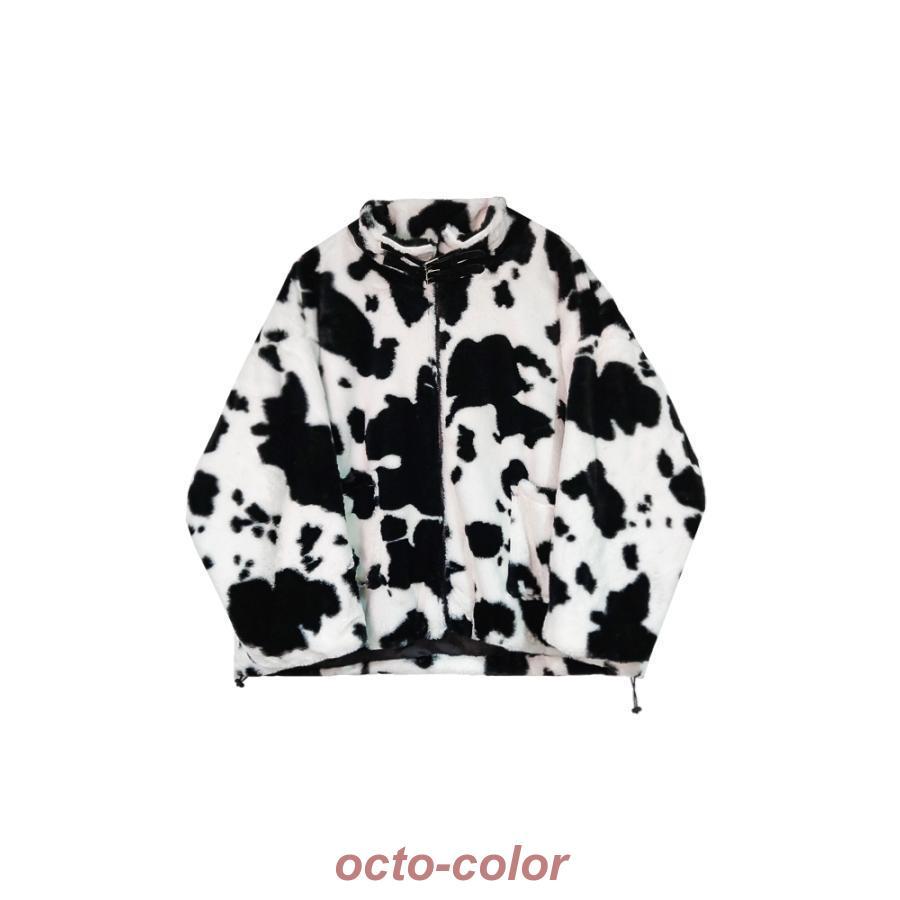 c1989 cow ecofur coat 牛柄 アウター ダルメシアン - メルカリ
