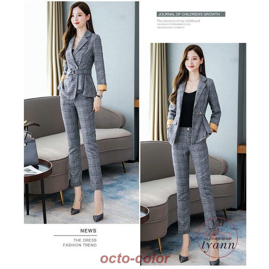 【極美品・大きいサイズ 44】　23区　パンツスーツ　ビジネス　ストライプ　灰色 楽天市場】パンツスーツ レディース 大きいサイズ ストライプ