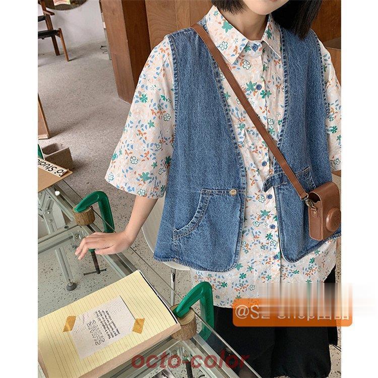 ベスト デニムベスト レディース デニム トップス アウター ジレ