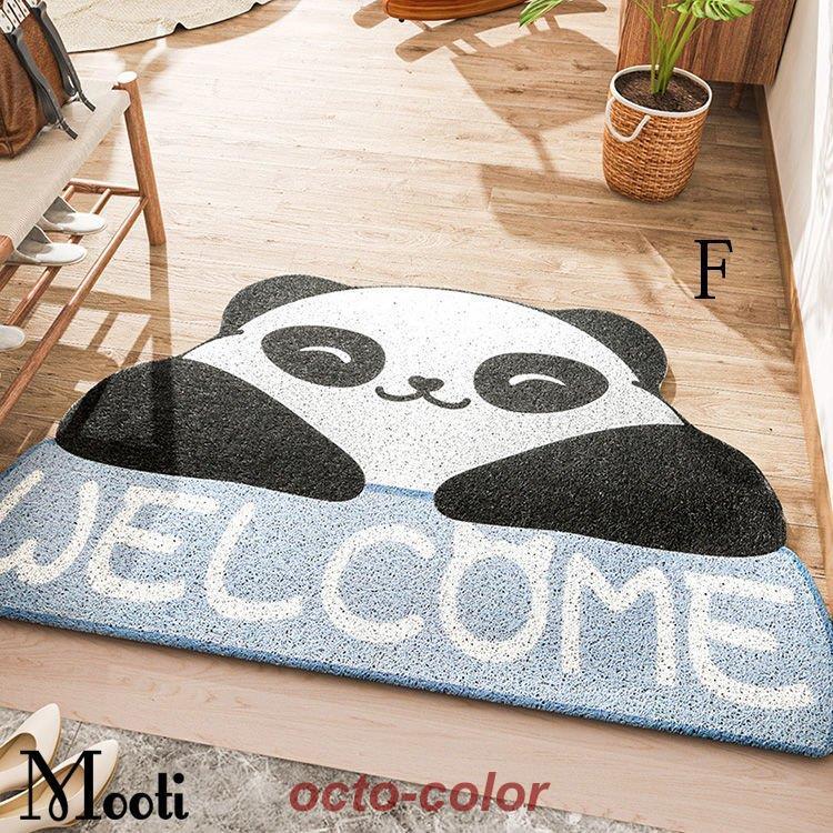 クリスマスカラー❣️カラフル　マルチマット　玄関マット　座布団　手編み(^_^) コットン素材の手編みマット/玄関/リビング/ペット用《カラフル