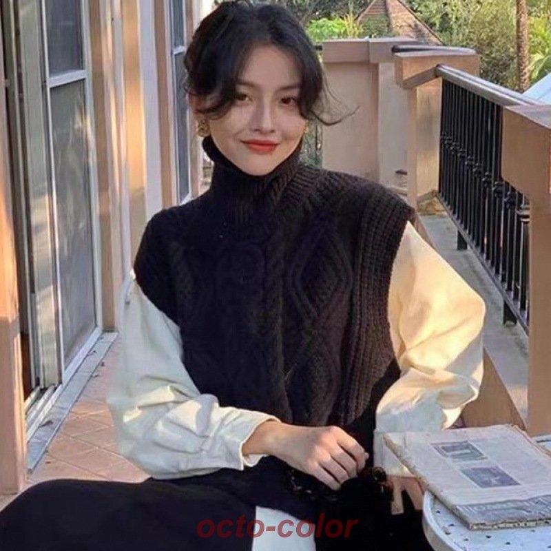 エルメス　ノースリーブハイネックシルクニット セーター　ベスト 3042002258956141_drawn.jpeg