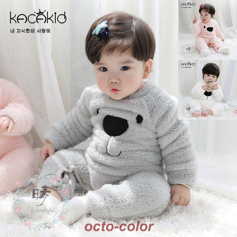 ロンパース ベビー服 可愛い もこもこ 女の子 男の子 子供服 長袖 カバーオール つなぎ 赤ちゃん クマ ふわふわ 新生児 冬服 お出掛け服 出産祝い ギフト Oc 1008 2lty100 Octo Color 通販 Yahoo ショッピング