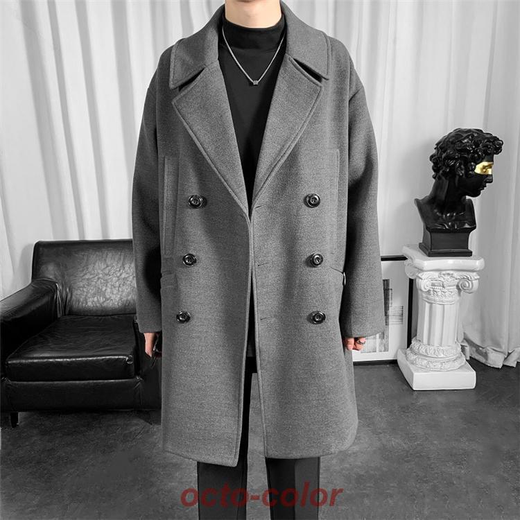 チェスターコート メンズコート 秋冬 ラシャコート ロングコート