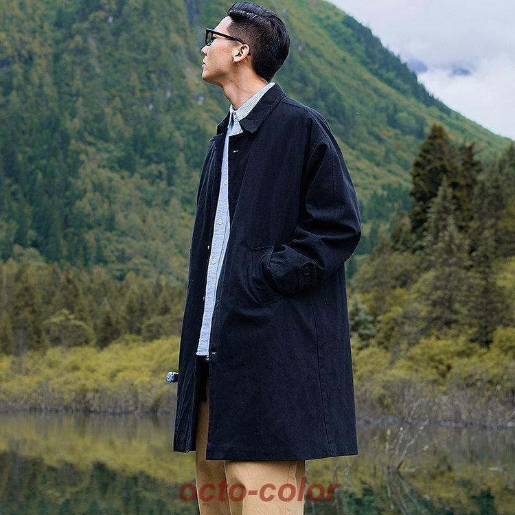 オーバーコート メンズコート コート 春秋冬 メンズ ゆったり ロング