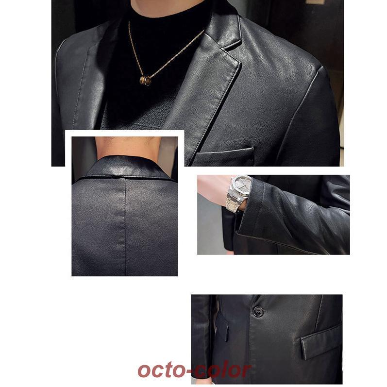 レザージャケット メンズ フェイクレザー ジャケット ライダース