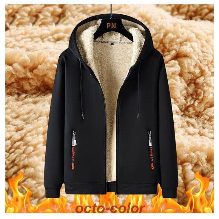 ボアパーカー 上下セット 裏起毛 パーカー ジップアップ 暖かい メンズ