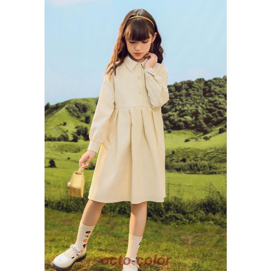 入学式 ワンピース ベージュ 女の子 ニット ストール 卒業式