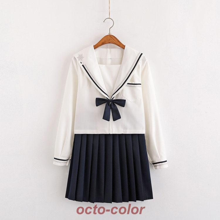 なんちゃって制服 セーラー服 コスプレ 白線3本 Amazon.co.jp: [Somnvs258] 白三本 半袖 女装対応 大きいサイズ