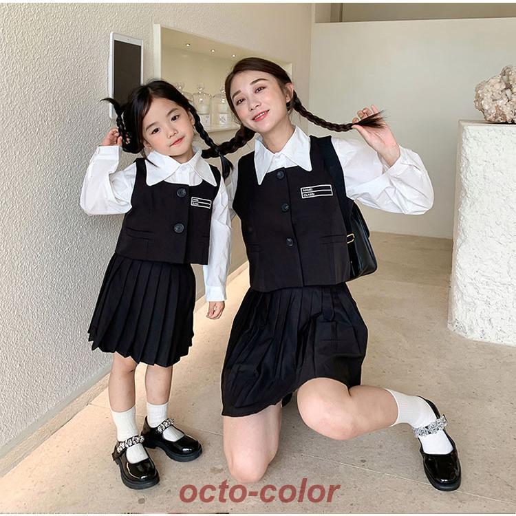 全品新品/新作！親子全身お揃いコーデ‼︎赤と黒とリボンいっぱい！ 全品新品/新作！親子全身お揃いコーデ‼︎赤と黒とリボンいっぱい！