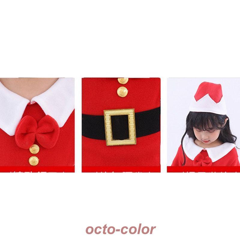 サンタクロース サンタ服 サンタコスプレ 子供 サンタ 衣装 コスプレ クリスマス キッズ ジュニア ベビー コスチューム 服 かわいい 子供 おしゃれ 可愛い 長袖｜octo-color｜21