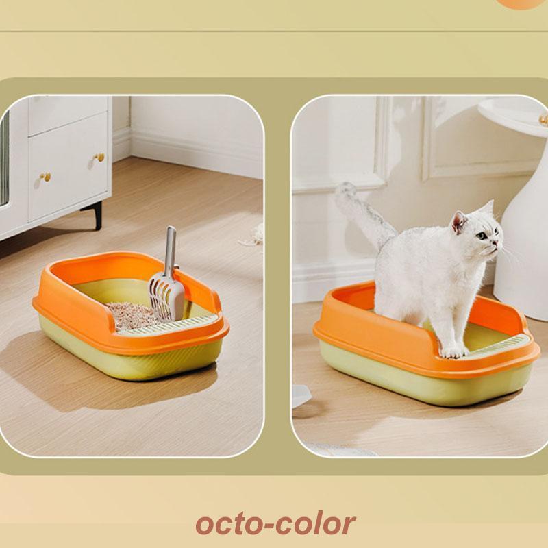 猫トイレ コンパクト 小型 小さめ おすすめ 洗いやすい トレー シンプル おしゃれ  ネコトイレ 猫用トイレ 猫用グッズ ペット用品｜octo-color｜15