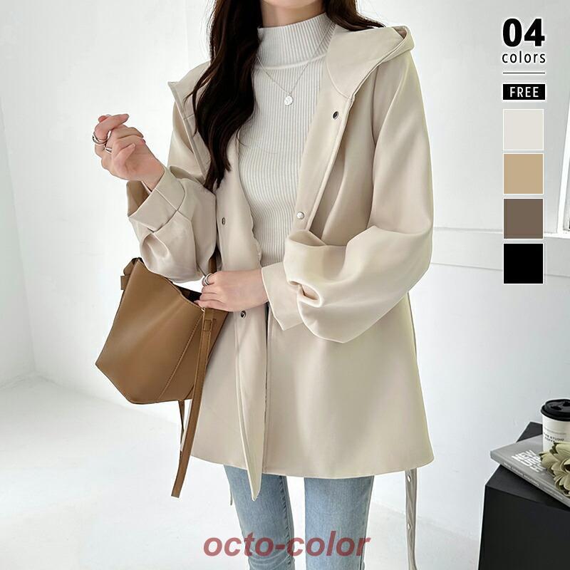トレンチコート レディース コート ミドル丈 アウター スプリング