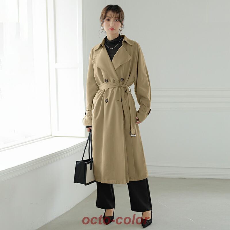 MUVEIL25FW ロングコート スタンドカラーウォッシャブルロングコート[品番：AZLW0022897