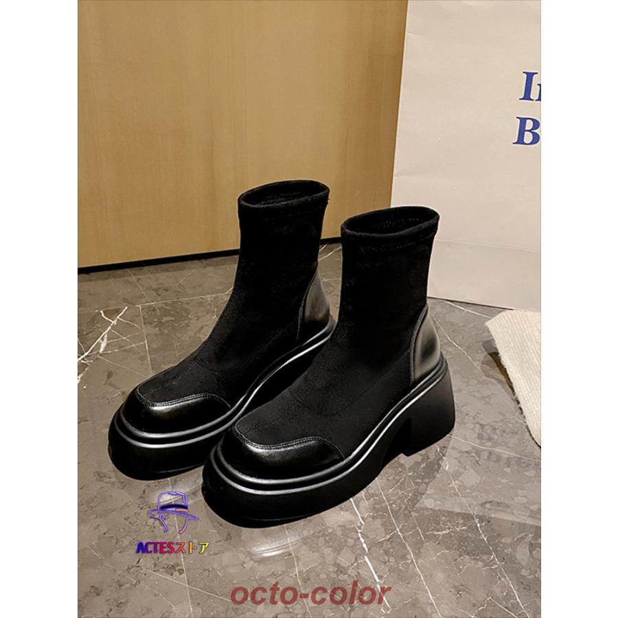 ショートブーツ ロングブーツ 厚底 裏起毛 ニーハイ ストレッチ ショートブーツ ロングブーツ 厚底 裏起毛 ニーハイ ストレッチ