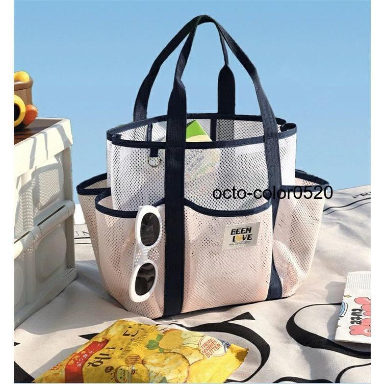 メッシュ編みかごバッグ 夏 通販夏 編み バッグ かごバッグ トート レディース 編み
