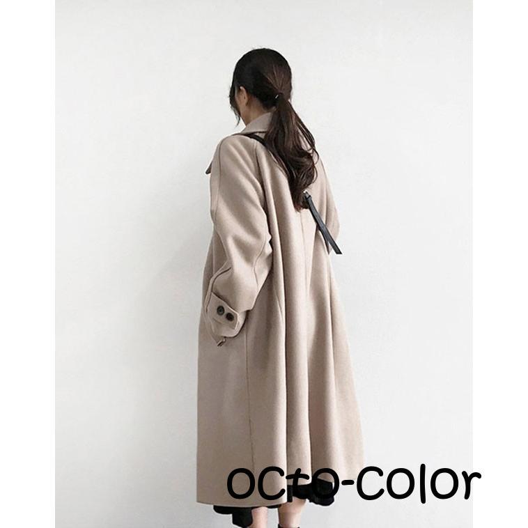 ロングコートぐみ様 quaranciel: PURE WOOL スタンド & ステンカラー ロング コート