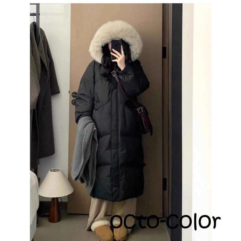 ダウンコート レディース ロング丈 冬服 もこもこ ダウン ダウン