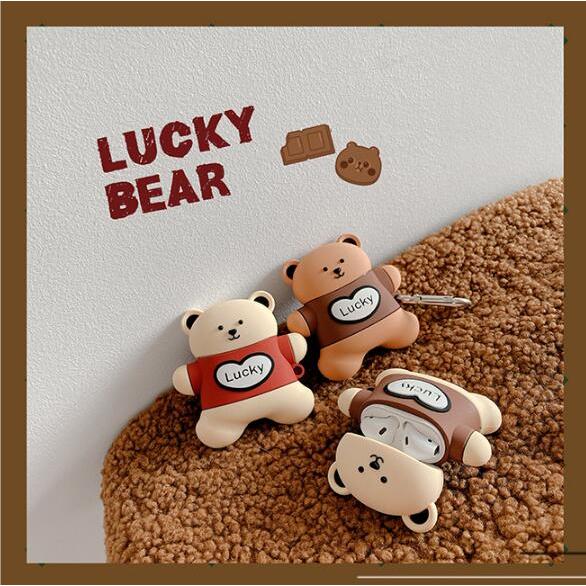 Airpods ケース 可愛い カバー エアーポッズ ケース Apple アクセサリー エアポッド ケース キズ防止 耐衝撃 全面保護 紛失防止 キャラクター おしゃれ くま Ap529 Oct ショップ 通販 Yahoo ショッピング