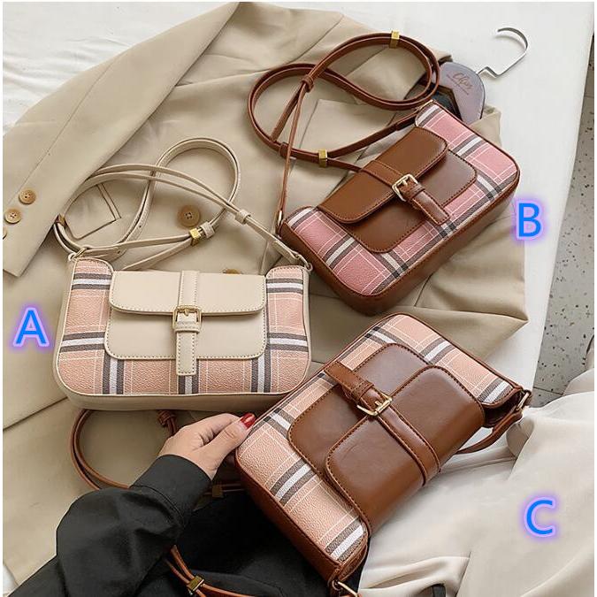 レディース 秋冬 ショルダーバッグ チェック柄 肩掛け 女性 かわいい 