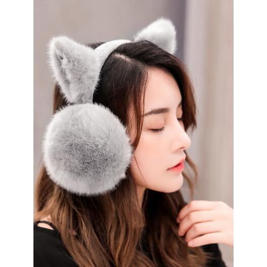 耳当て レディース 通販 耳あて キッズ イヤーマフ おしゃれ かわいい シンプル 防寒 冬 秋冬 もこもこ ふわふわ あったか ラビット マカロン 猫 耳 Ez501 Oct ショップ 通販 Yahoo ショッピング