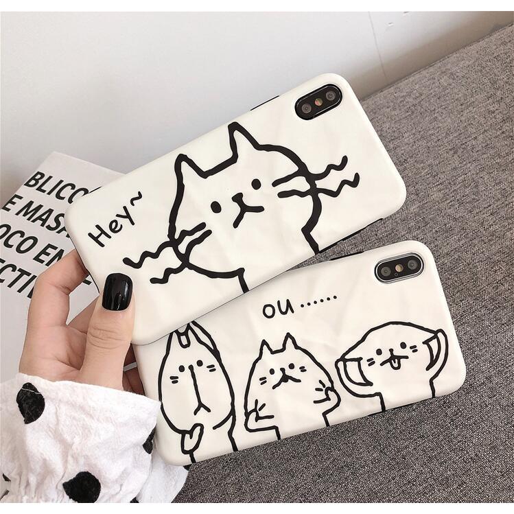 大人気 Ins 日系 キャラクター ペアケース 猫ちゃん 個性 Iphone7 8 Iphone7plus 8plus Iphone6 6s Iphone6plus 6splusカバー Iphonex Xs Xr Xsmax Hj Oct ショップ 通販 Yahoo ショッピング