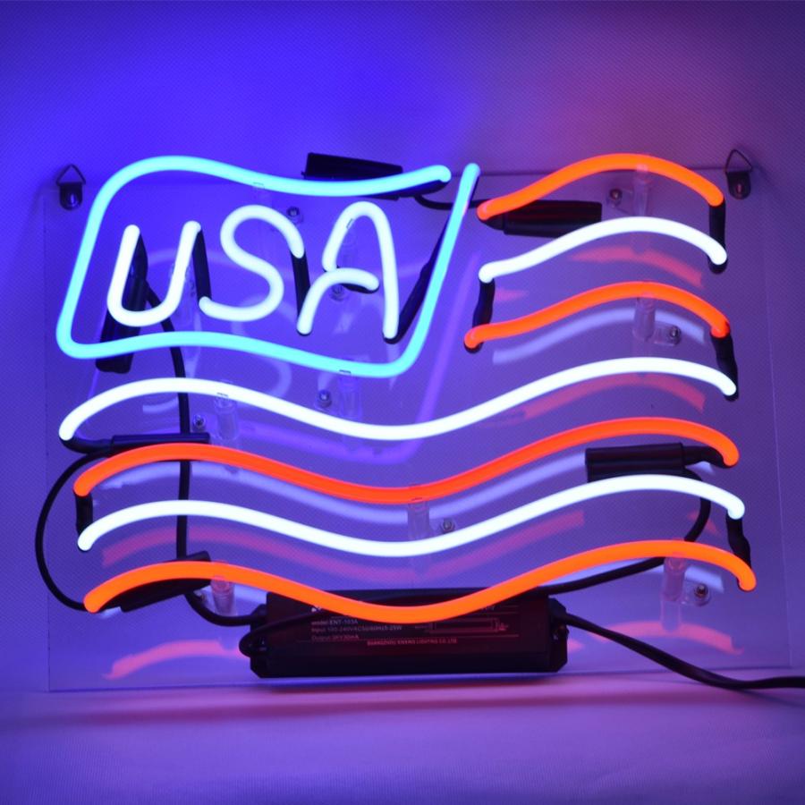 ネオン サインTN『USA』NEON SIGNネオン管、ディスプレイ ボード ネオン サインTN『USA』NEON SIGNネオン管、ディスプレイ ボード