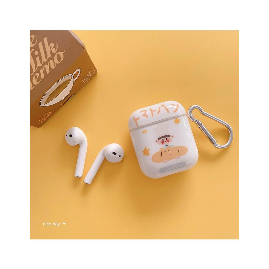 AirPods ケース カップル お揃い パン カバー Apple かわいい
