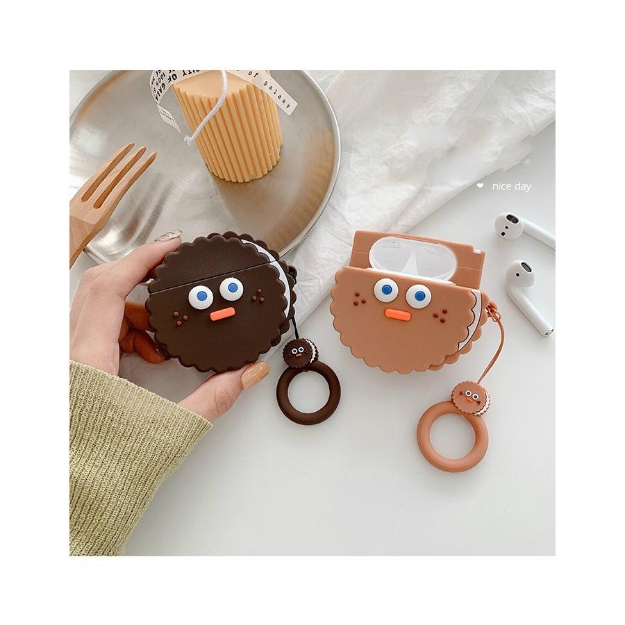 AirPods case AirPods2 Airpods Pro ケース ビスケット 着脱簡単