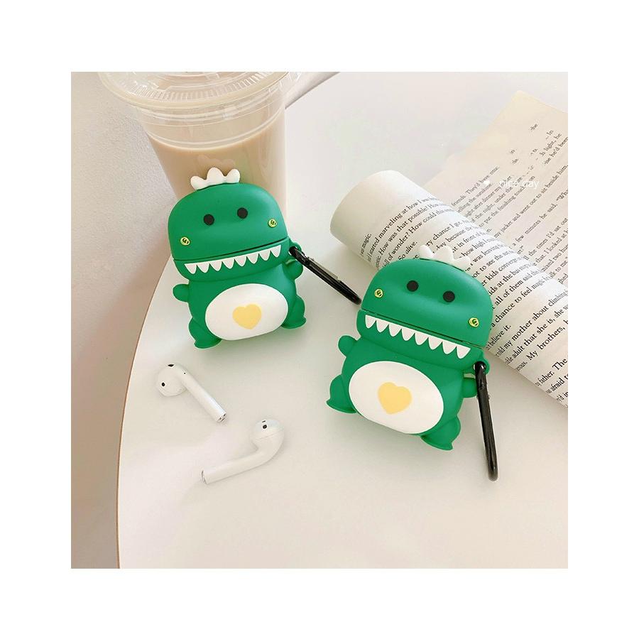 AirPods ケース 韓国 キャラクター 恐竜 ドラゴン カバー Apple