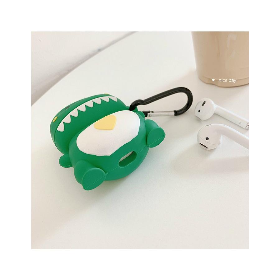 AirPods ケース 韓国 キャラクター 恐竜 ドラゴン カバー Apple