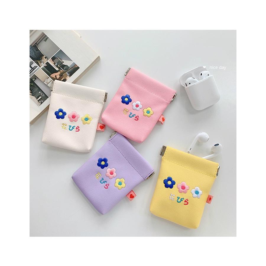 Airpods Case Airpods2 ケース 韓国 ポケット 小物入れ 花びら プレゼント お揃い カップル 着脱簡単 エアーポッズ Hj Oct ショップ 通販 Yahoo ショッピング