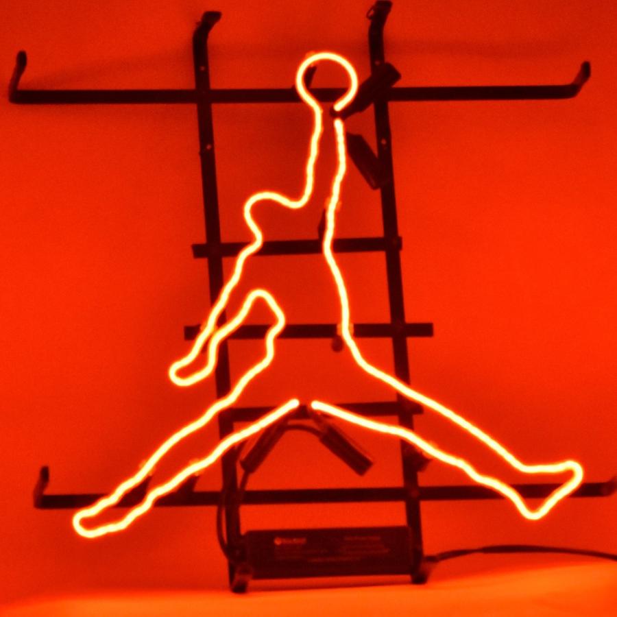 ネオン サインME581『BASKETBALL』NEON SIGNネオン管、ディスプレイ ボード、カフェ、喫茶店、広告用看板、クラブ及び娯楽場所等 インテリア16*16インチ_2