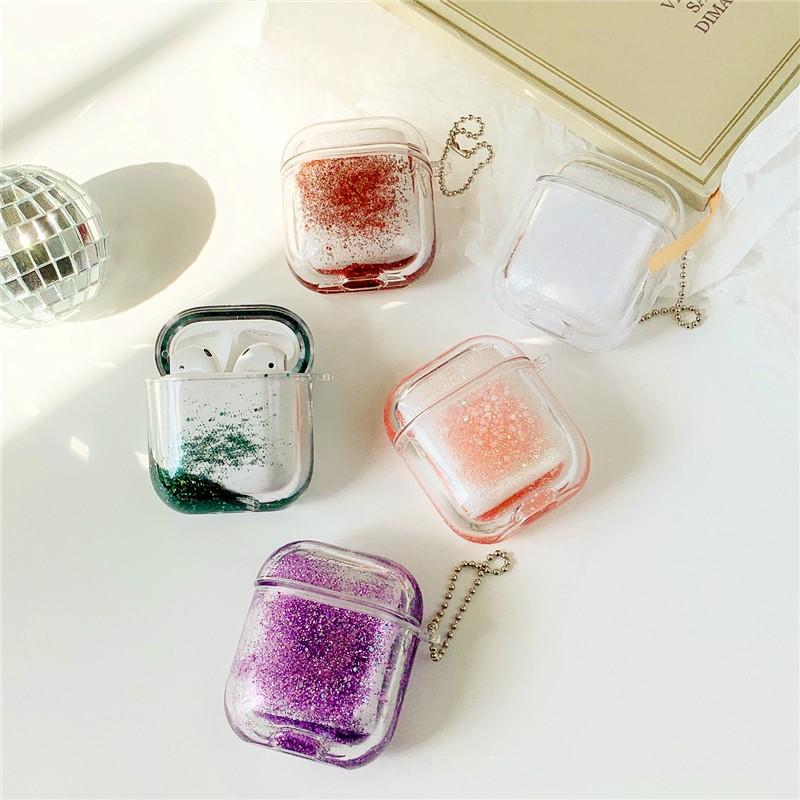 Airpods Airpods2 エアポッズ グリッター 液体 キラキラ ラメ