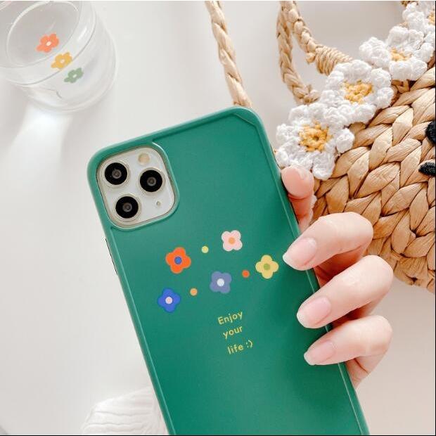 Iphone11 ケース スマホケース 韓国 アイフォン11 ケース Iphone ケース 可愛い お花 緑 グリーン 可愛い かわいい Hj Oct ショップ 通販 Yahoo ショッピング