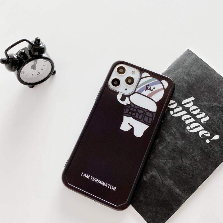 Iphoneケース スマホケース 韓国 アイフォン11 ケース Iphone ケース 可愛い クマ カメラマン かわいいクマ Hj Oct ショップ 通販 Yahoo ショッピング