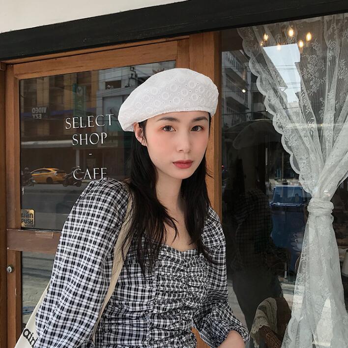 レディース 帽子 ベレー帽 ホワイト 白 小顔効果 大人 おしゃれ 可愛い 折り畳み 日焼け防止 涼しい 夏 シンプル Htw518 Oct ショップ 通販 Yahoo ショッピング