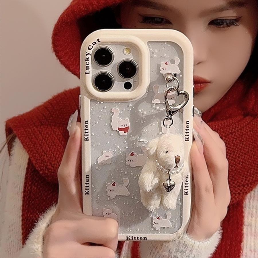 【ネコーちゃん】iPhone 15 Pro Max 256GB iPhone15 ケース iPhone 人気 おしゃれ 耐衝撃 ネコちゃん