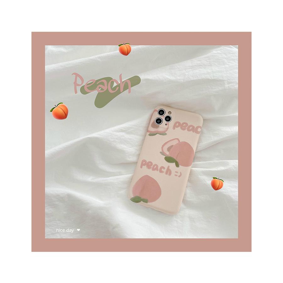 iPhoneケース 桃 ピーチ ピンク おしゃれ スマホケース iPhone11