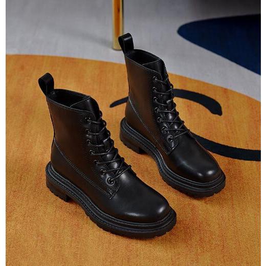 レディース ショートブーツ ブラック 黒 おしゃれ かっこいい カジュアル 紐靴 靴 高見え 歩きやすい Kt522 Oct ショップ 通販 Yahoo ショッピング