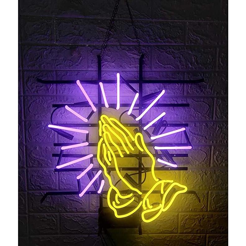 ネオンサイン NEON SIGN 「ハク 手」 ネオン管 広告用看板 ネオンサイン NEON SIGN 「ハク 手」 ネオン管 広告用看板
