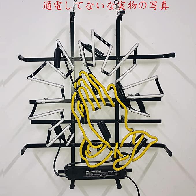 ネオンサイン NEON SIGN 「ハク 手」 ネオン管 広告用看板 ネオンサイン NEON SIGN 「ハク 手」 ネオン管 広告用看板