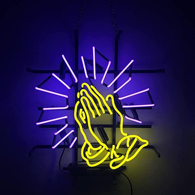 ネオンサイン NEON SIGN 「ハク 手」 ネオン管 広告用看板 ネオンサイン NEON SIGN 「ハク 手」 ネオン管 広告用看板