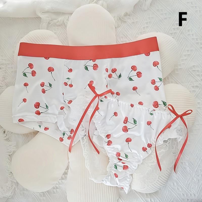 2点セット 男女ペアショーツセット 男女ペア下着 パンツ ショーツ