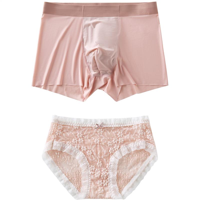 メンズ&amp;レディースボクサーパンツペアセット♡新品未開封♡ 2点セット 男女ペアショーツセット 男女ペア下着 パンツ ショーツ