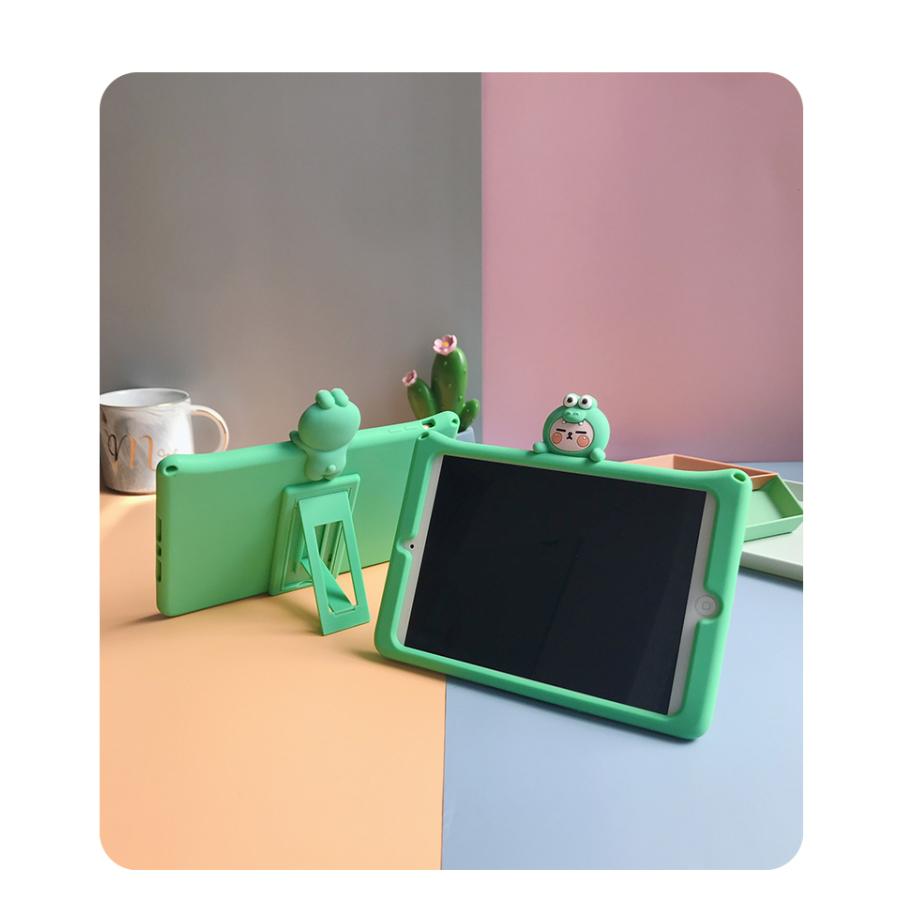 アイパッドケース 可愛い グリーン キャラクター iPadケース 11インチ