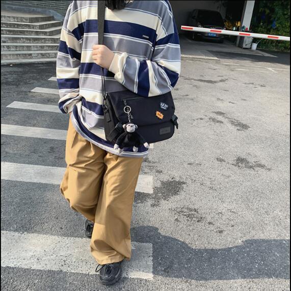 男女兼用 ショルダーバッグ ブラック レディース おしゃれ おでかけ