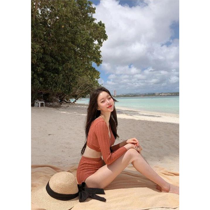 レディース 水着 ハイウエスト 新作 人気 シンプル 可愛い 韓国 韓国ファッション インスタ映え 大人 体型カバー 海 ハワイ Smk505 Oct ショップ 通販 Yahoo ショッピング