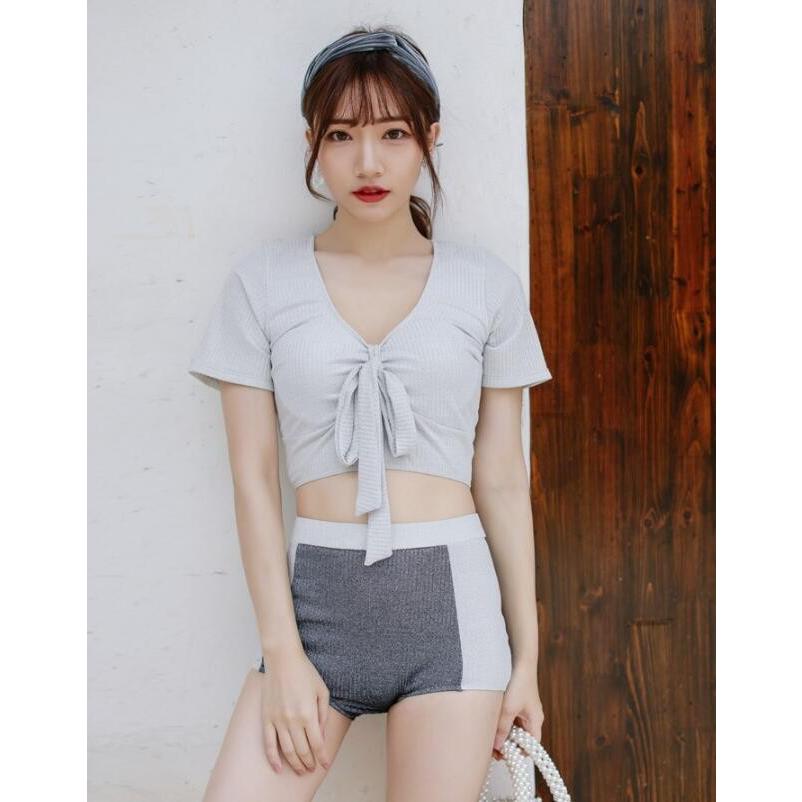 新作 人気 レディース 水着 シンプル 可愛い ワンピース水着 韓国 ハイウエスト 体型カバー 韓国ファッション 無地 タンキニ リボン インスタ映え Swi62 Oct ショップ 通販 Yahoo ショッピング