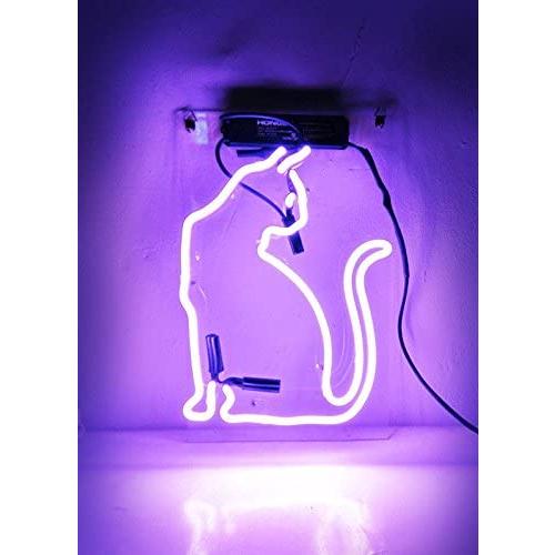 猫 ネオンサイン ライト CAT NEON SIGN ビール バー クラブ 装飾壁